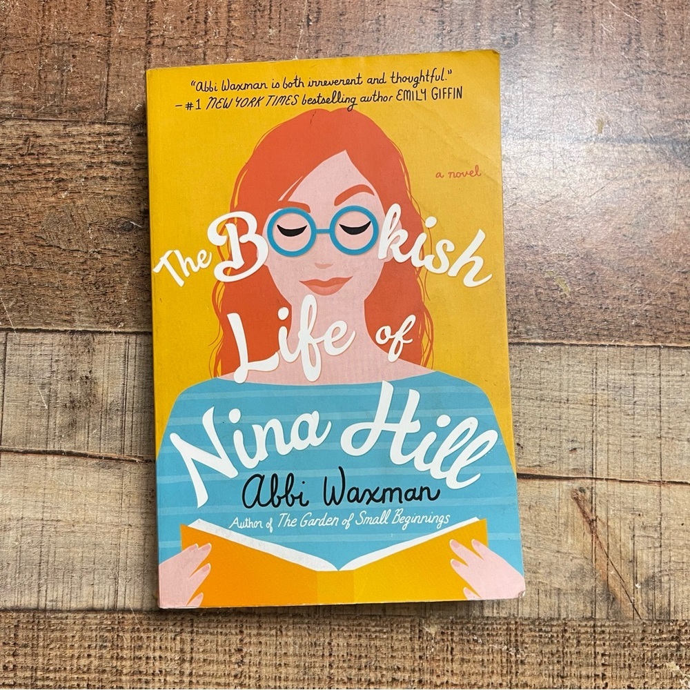 The Bookish Life of Nina Hill by - Vibrant Yellow and Blue Cover